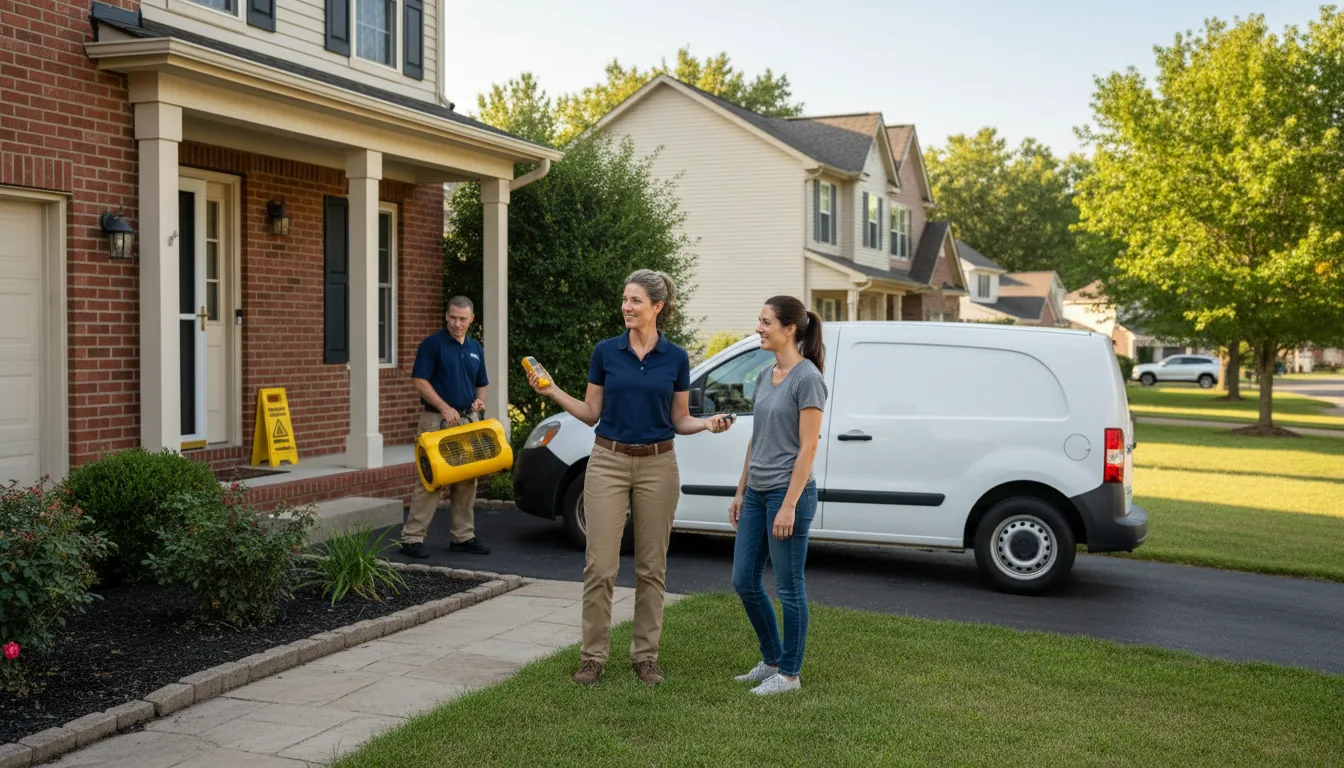 Water restoration image for Water Damage & Restoration Services in Shorter, AL
